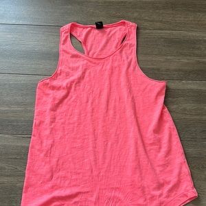 Wild Fable Relaxed Fit Neon Coral Racerback Tank Top
